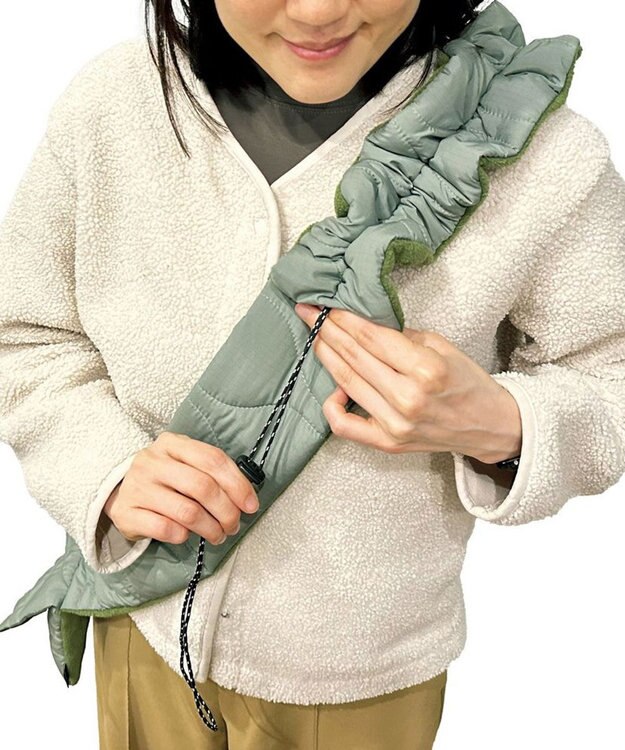 ROOTOTE 1280【マフラー＆サコッシュ】SC.マフ・ルー.キルト-A 02：オリーブ