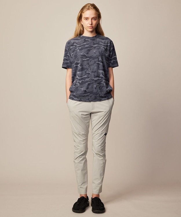 JOSEPH ABBOUD MOUNTAIN 【レディースシルエット・2WAYストレッチ/撥水】コーデュラ クライミング パンツ ライトグレー系