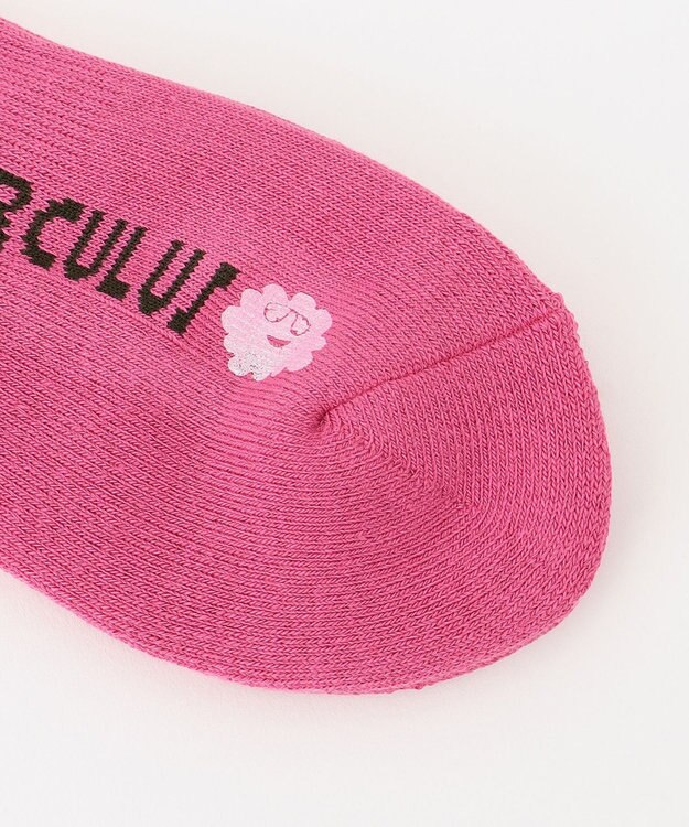 PW CIRCULUS 【WOMEN】【土踏まずをサポート】ロゴ ショートソックス ピンク系