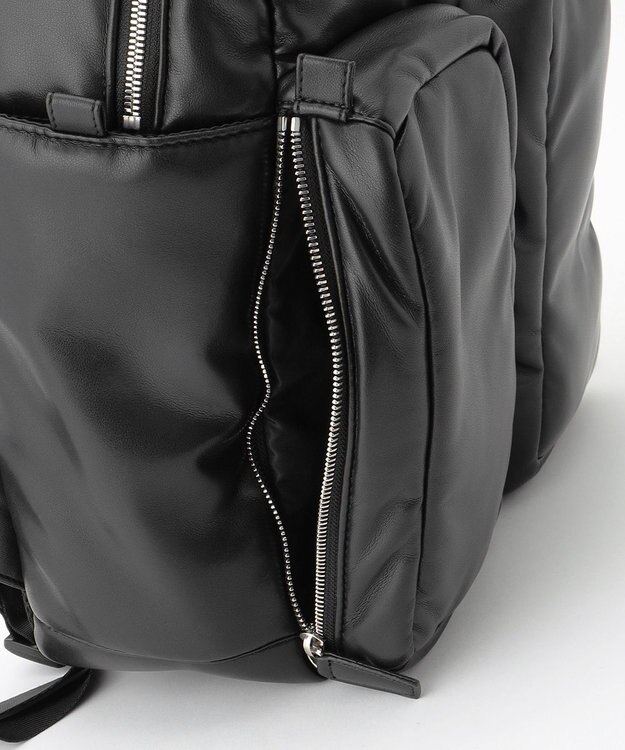 JOSEPH HOMME シンセティックソフトレザー　バックパック ブラック系