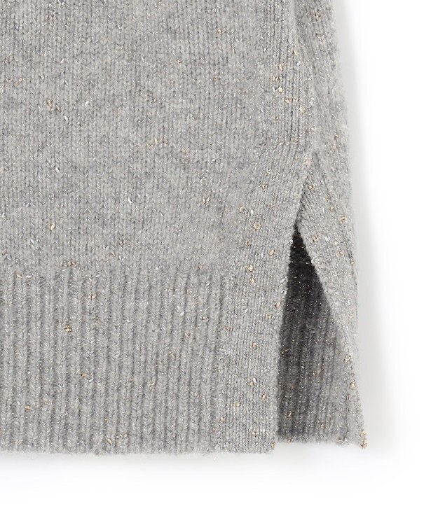 ICB 【先行予約】シャインノットカシミヤブレンド プルオーバーニット ライトグレー