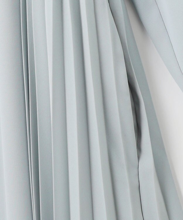 ANY SIS 【UVカット・花粉ガード】プリーツデザイントレンチ コート ミント