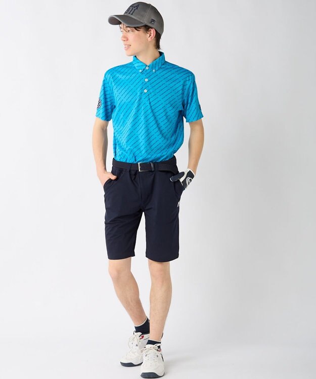 FILA GOLF／marie claire 【FILA GOLF】ワンポイントロゴストレッチショートパンツ ネイビー
