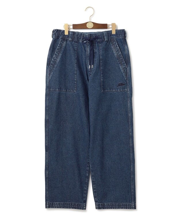 J.PRESS MEN 【NYUZELESS】ワイドベイカーパンツ ブルー系