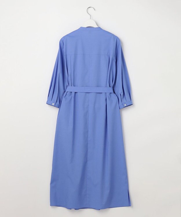 J.PRESS LADIES 【WEB限定】SOFT TC ストレッチ シャツ ワンピース 【WEB限定】ブルー系