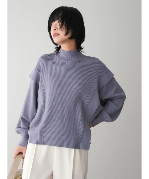 Green Parks ・ＥＬＥＮＣＡＲＥ　ＤＵＥ　ハイネックドルマンニット Blue