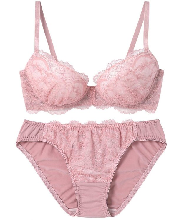 AMPHI ブラジャー ショーツセット まる胸メイク 推し活・推し事応援 Aカップあり 【ブラショーツセット】 上下セット ブラ BBJ201 アンフィ／ワコール