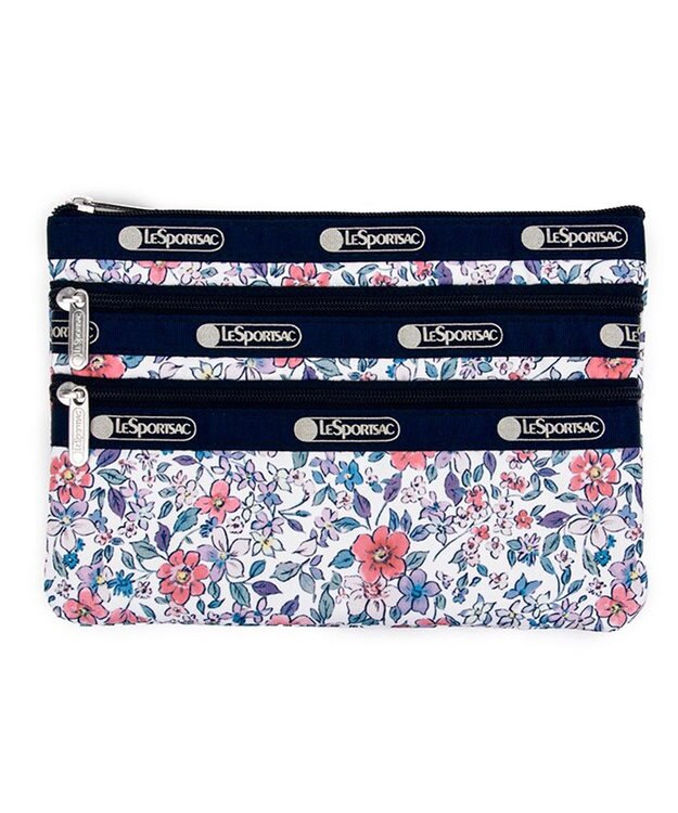 LeSportsac 3ZIP COSMETIC/タペストリーフラワー タペストリーフラワー