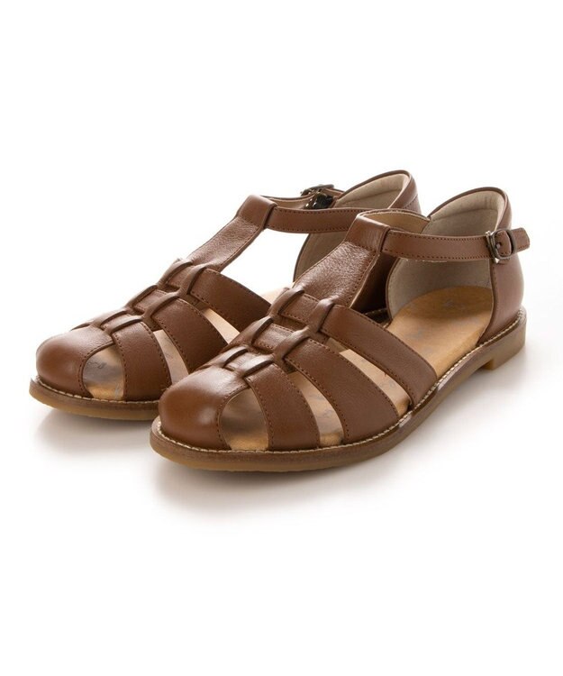 ing <ing>【WEB限定】グルカフラットサンダル ブラウン