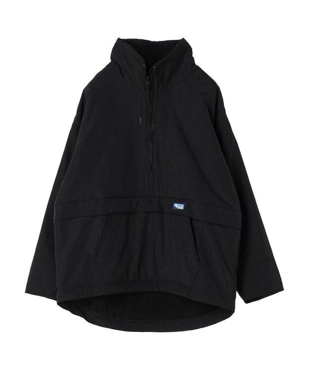 CRAFT STANDARD BOUTIQUE ナイロン×裏フリースアノラックブルゾンＬ／Ｓ Black