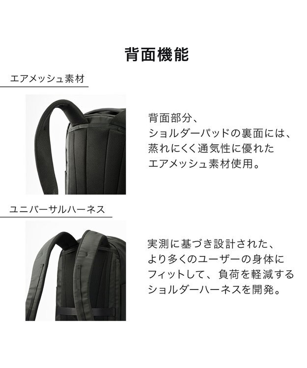 ACE BAGS & LUGGAGE ace. シルパック ビジネスリュック  B4サイズ 15.6インチPC収納 軽量 68882 エース ブラック