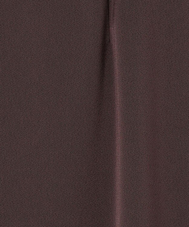 ANY SIS 【洗える】ダルサテンナロー スカート ブラウン