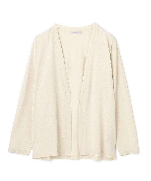 UNFILO MENS アラエルエアリーシアーカーデ アイボリー