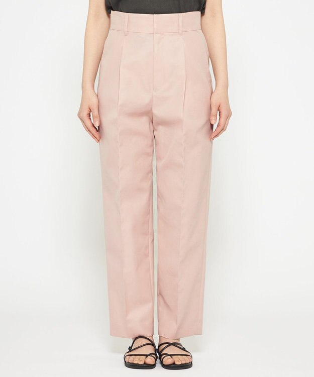 uncrave 【撥水・花粉防止・洗濯機洗い可】クリアツイル テーパードパンツ（uncrave STANDARD） ピンク