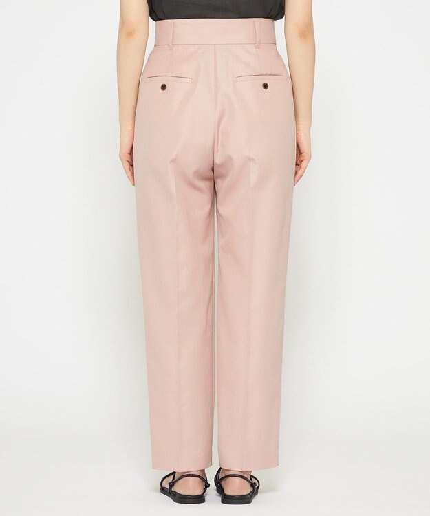 uncrave 【撥水・花粉防止・洗濯機洗い可】クリアツイル テーパードパンツ（uncrave STANDARD） ピンク