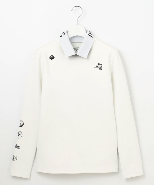 PW CIRCULUS 【WOMEN】裏フリースモックネックT ホワイト系