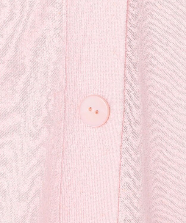 ICB 【先行予約】 リネンブレンドシアー カーディガン ライトピンク