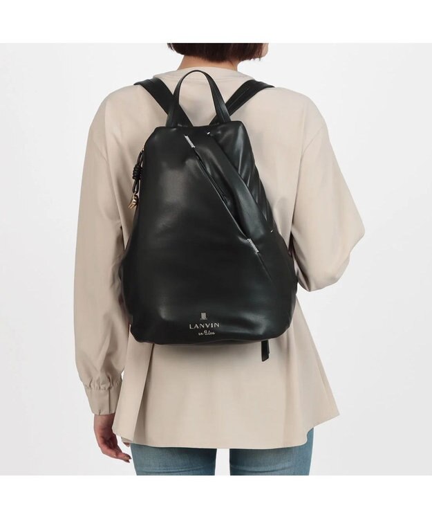 LANVIN en Bleu スフレ バックパック ブラック