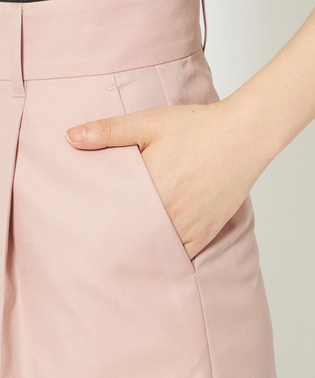 uncrave 【撥水・花粉防止・洗濯機洗い可】クリアツイル テーパードパンツ（uncrave STANDARD） ピンク