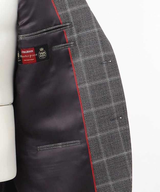 J.PRESS MEN 【CUBA BEACH MASTERPIECE】シルクツイストミックスチェック スーツ グレー系4