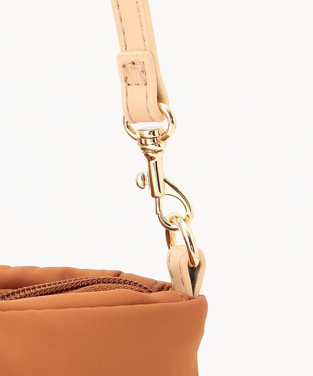 LA BAGAGERIE パデットブロック2WAYミニトート キャメル