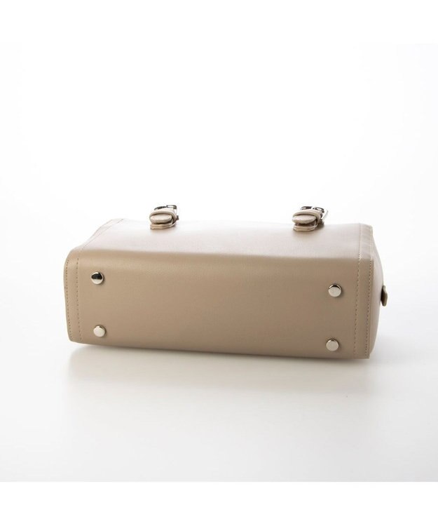 UNBILLION 【テレビ ドラマ着用アイテム】カシュカシュ cachecache / ベルトディテール横長ボストンバッグ オーク