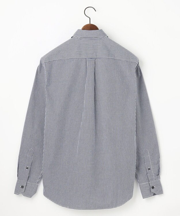 JOSEPH ABBOUD 【柔らかな肌触り/暖かい】ファインブラッシュド ネル チェック シャツ サックスブルー系6