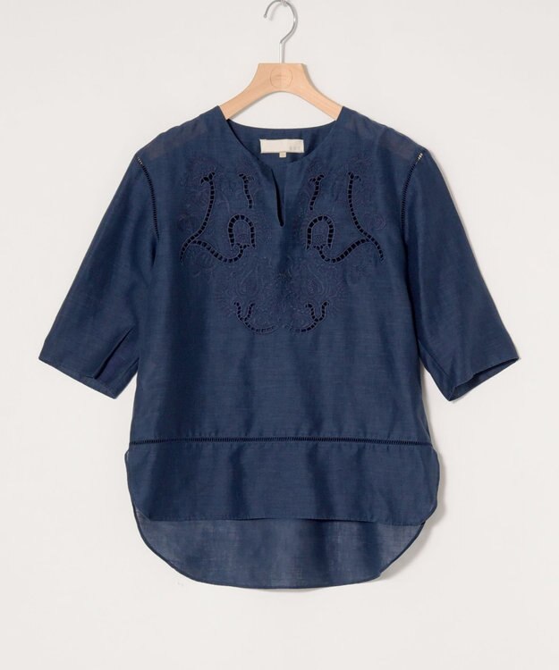 ONWARD Reuse Park 【自由区】ブラウス春夏 ネイビー