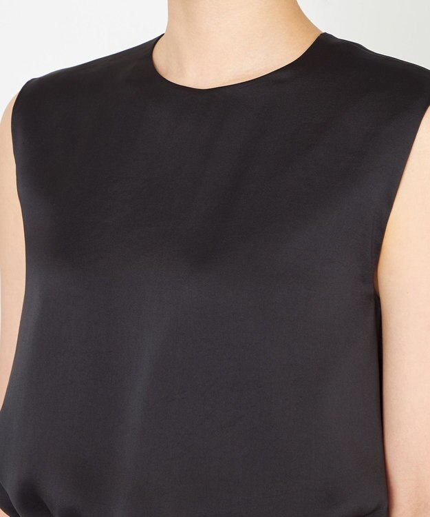 NAVE 【Nave・洗える】ヴィンテージサテン オールインワン ブラック系