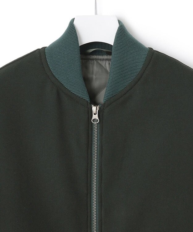 J.PRESS YORK STREET 【UNISEX】2wayストレッチ MA-1ブルゾン グリーン系