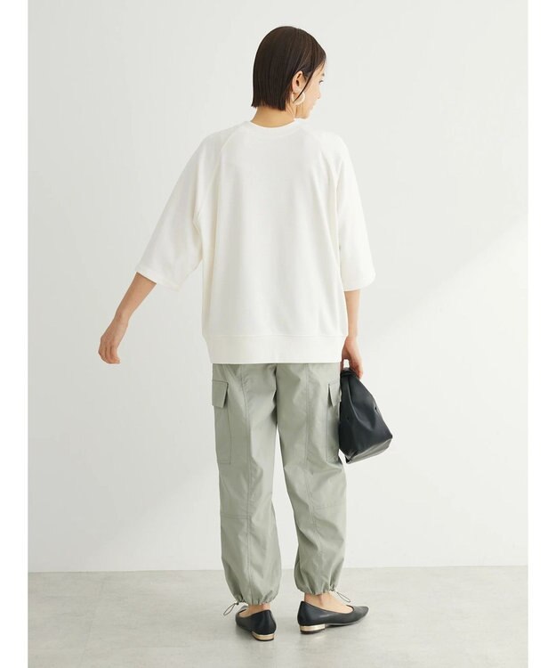 Green Parks BEST PRICE ２ｗａｙ ミニ裏毛ロゴトレＴＥＥ Off White