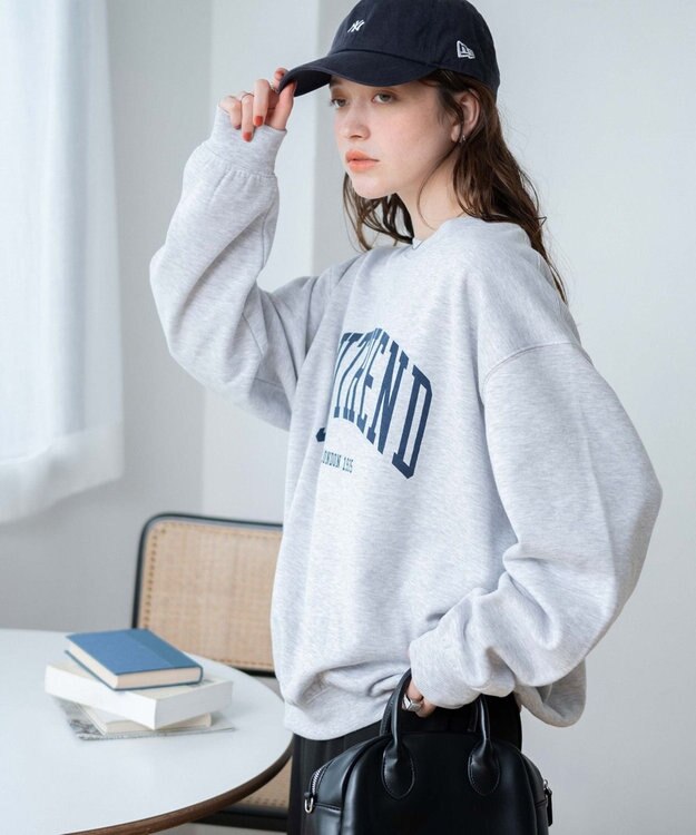 WEGO 【WEB限定】クルーネックプルオーバー 柄3