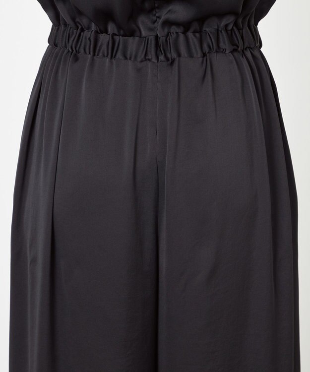 NAVE 【Nave・洗える】ヴィンテージサテン オールインワン ブラック系