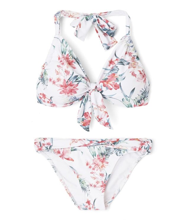 San-ai Resort（三愛水着楽園） 【新色ホワイト＆パープル入荷】４点セット水着　9M・11L【San-ai Resort（サンアイリゾート）】 ピンク