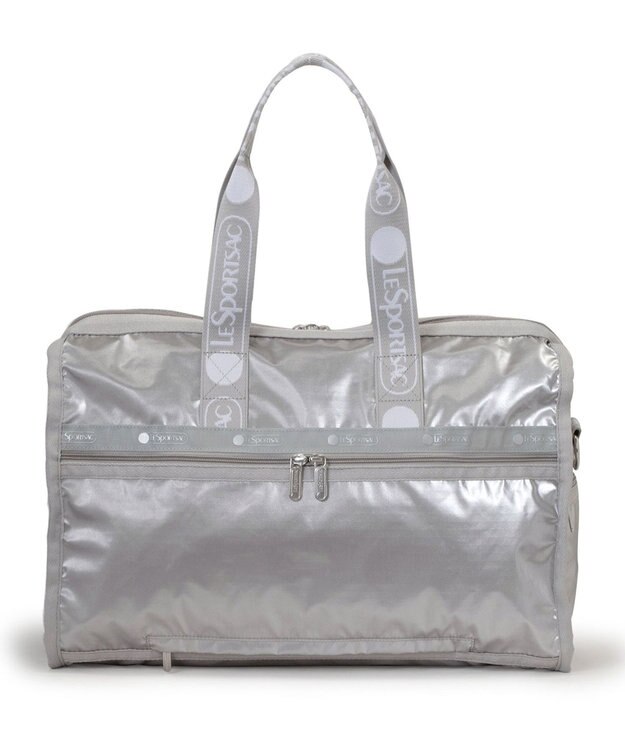LeSportsac DELUXE MED WEEKENDER MH/ロゴジャガードシルバースナイデル ロゴジャガードシルバースナイデル