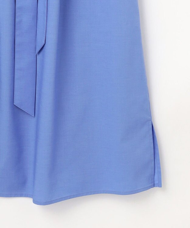 J.PRESS LADIES 【WEB限定】SOFT TC ストレッチ シャツ ワンピース 【WEB限定】ブルー系