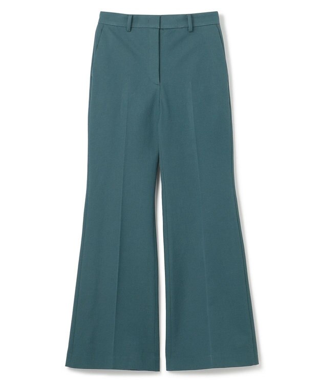 JOSEPH ギャバジンストレッチ　フィットフレアートラウザーズ Dark Teal