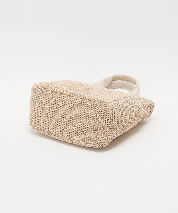 russet ナイロンラフィア2WAYトートバッグ(CE-1711) Ivory