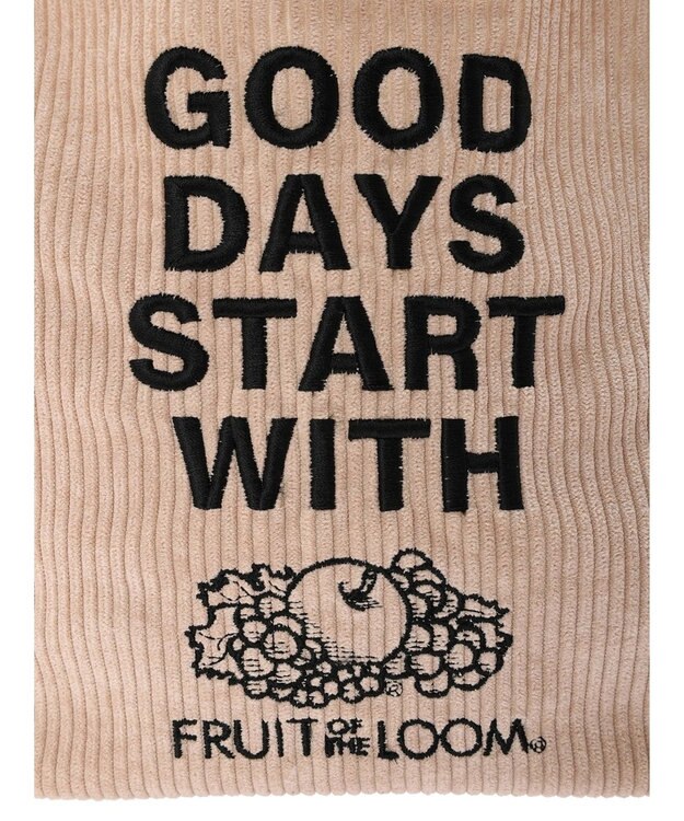 Green Parks ■ＦＲＵＩＴ　ＯＦ　ＴＨＥ　ＬＯＯＭ　コーデュロイトート Beige