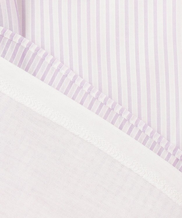 J.PRESS LADIES カチオン ストライプ カットソー ふじ色系1