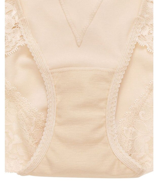 WACOAL 【美ショーツ】 はきこみ丈ふかめ おなか押さえ設計 オーガニックコットン混素材(本体) レディース PPG185 /ワコール ベージュ