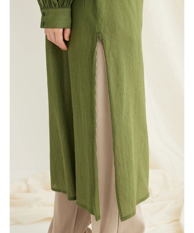 CRAFT STANDARD BOUTIQUE ウ゛ィンテージボイル羽織ワンピース Khaki