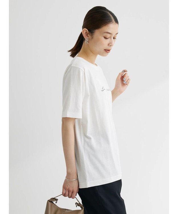 Green Parks 筆記体レギュラーＴシャツ Off White