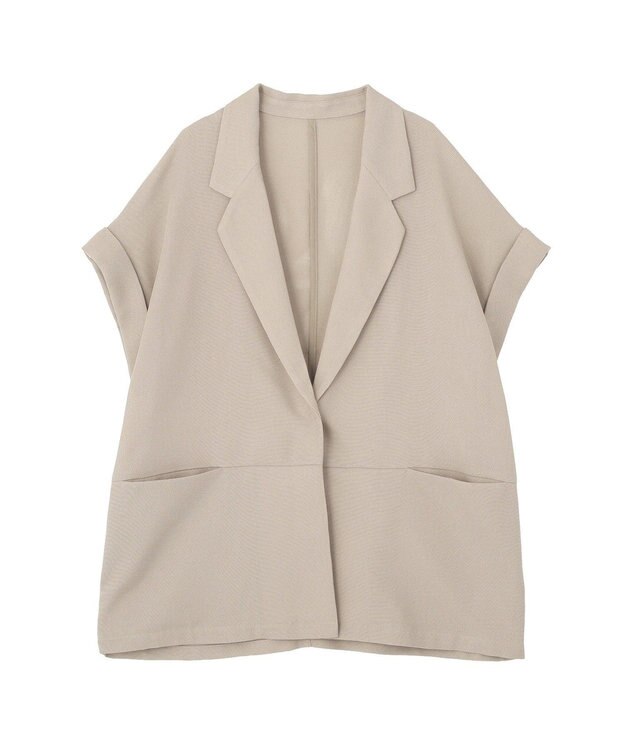 AMERICAN HOLIC メッシュフレンチジャケット Gray Beige