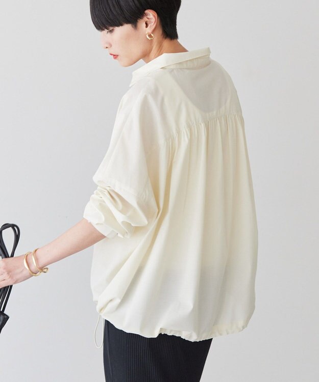 AMERICAN HOLIC シアードローコードシャツ Ivory