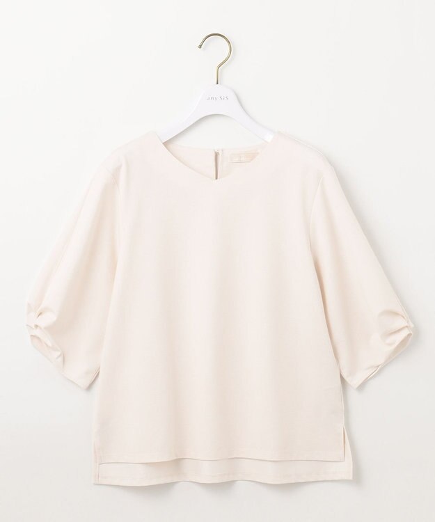ANY SIS L 【接触冷感/UVカット】サカリバタックスリーブ プルオーバー アイボリー