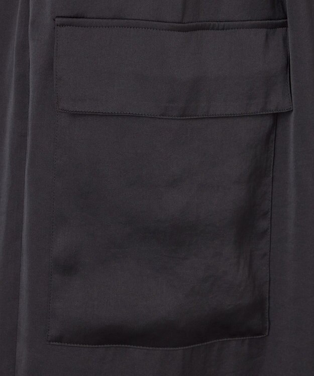 NAVE 【Nave・洗える】ヴィンテージサテン オールインワン ブラック系