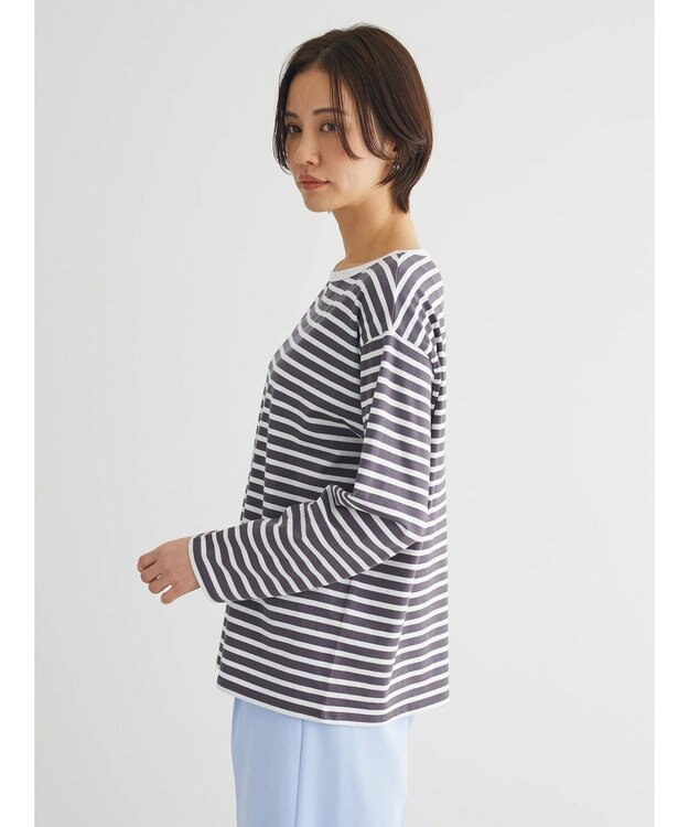 Green Parks コンパクトボーダープルオーバー Gray