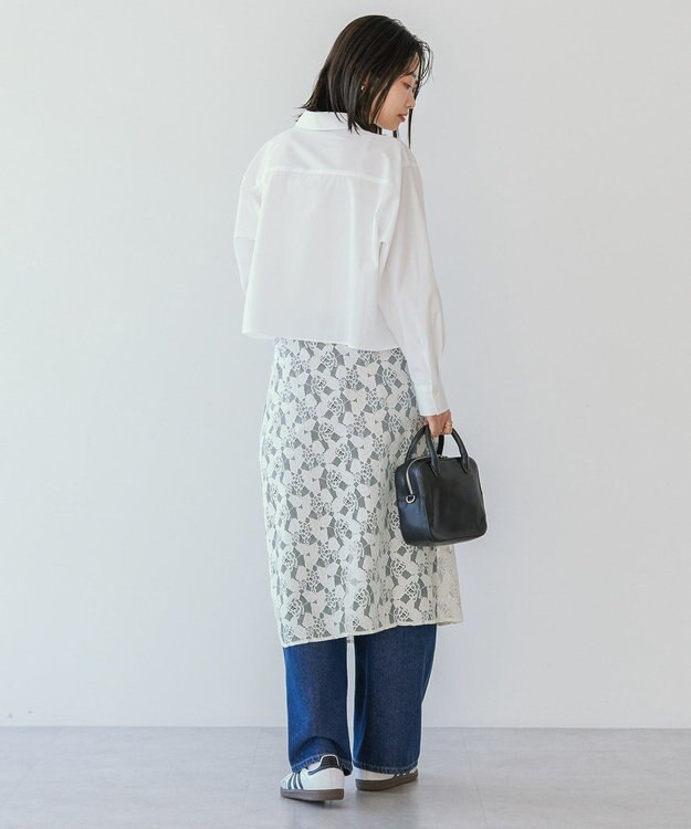 AMERICAN HOLIC ラップレーススカート Off White