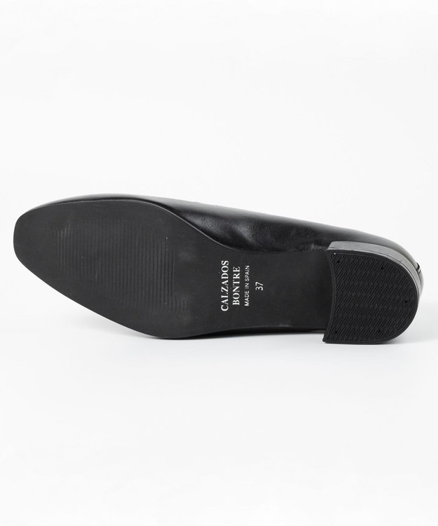 BONTRE 【BONTRE/ボントレ】レザータッセルローファー/30451-RS ブラックスムース